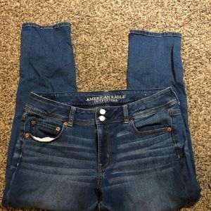 American Eagle skinny crop super stretch